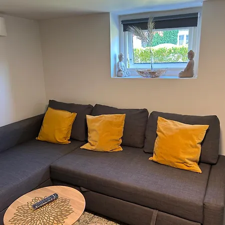 Liten Leiligheten Uten Soverommet,sovesofa I Stuen , I Kjelleren Apartment *